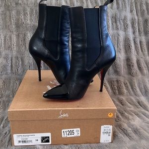Christian Louboutin Tucson 100 Patent/Nappa boots